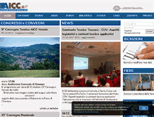 Tablet Screenshot of aicc.it